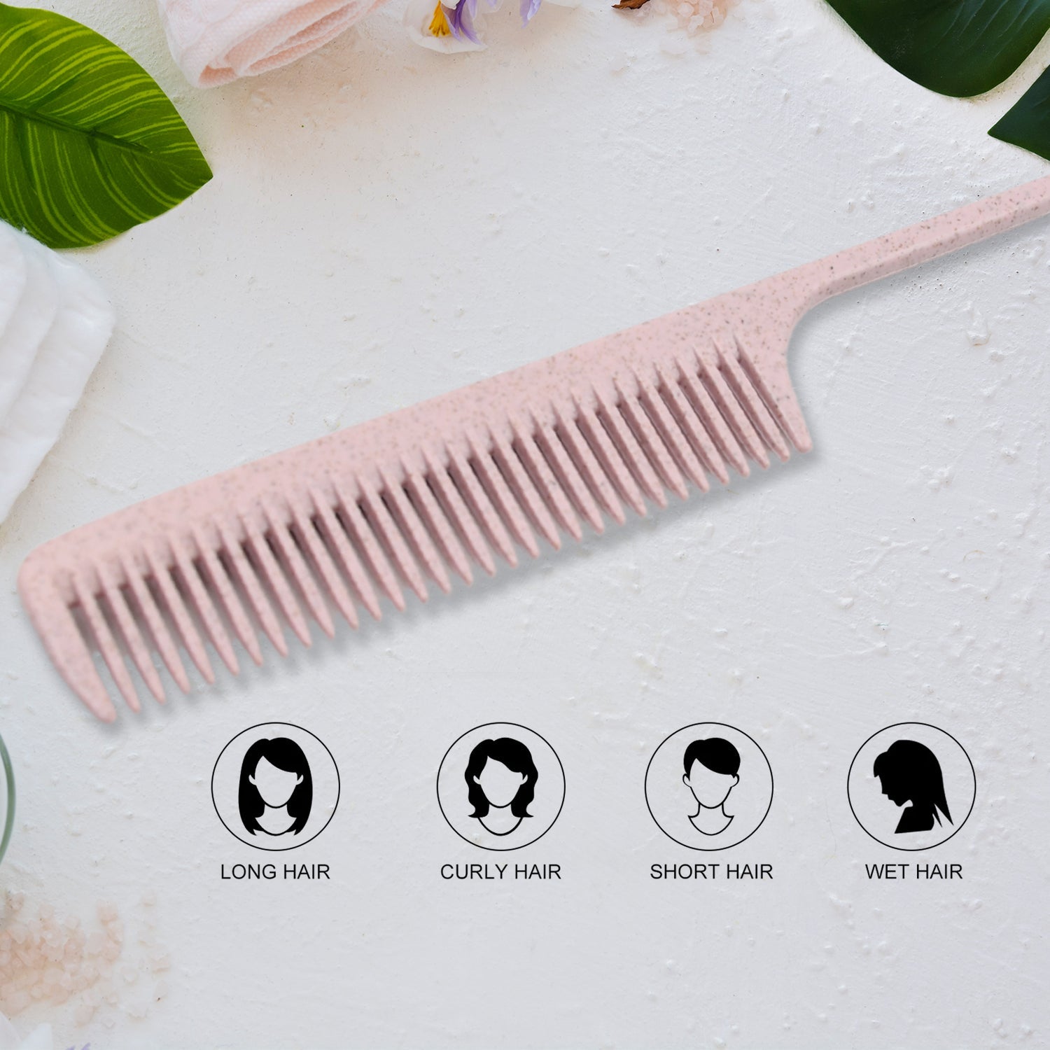 Barber Comb, Lightweight Plastic Comfortable Hair Comb Durable for Bathroom for Salon, Hair Comb Beauty Tool Use For Men & Women (1 Pc) Barber Comb, Lightweight Plastic Comfortable Hair Comb Durable for Bathroom for Salon, Hair Comb Beauty Tool Use For Men & Women (1 Pc)